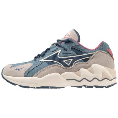 Zapatillas Mizuno WAVE Rider 1 Hombre - Azules / Beige - Chile M132CRIVSQ